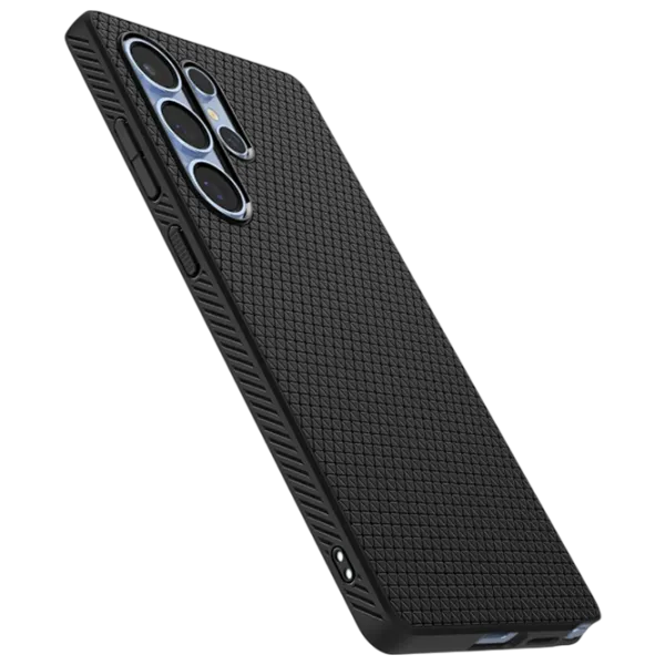 Husă pentru smartphone Samsung Galaxy S25 Ultra Spigen / Back / TPU / Ornament Matte black photo 3