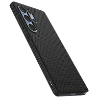 Husă pentru smartphone Samsung Galaxy S25 Ultra Spigen / Back / TPU / Ornament Matte black photo 3