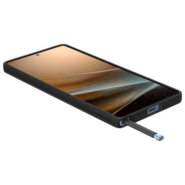 Husă pentru smartphone Samsung Galaxy S25 Ultra Spigen / Back / TPU / Ornament Matte black photo 7