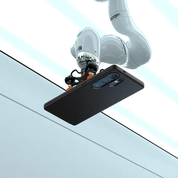 Husă pentru smartphone Samsung Galaxy S25 Ultra Spigen / Back / TPU / Ornament Matte black photo 13
