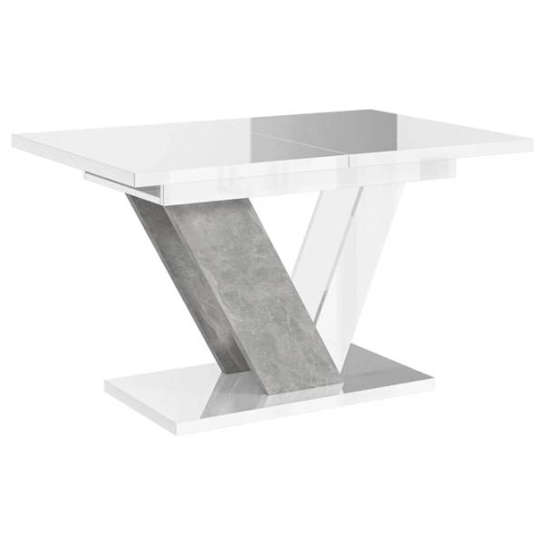 Masă de bucătărie extensibilă Prospero Dubaj PAL melaminat/ White Gloss photo 1