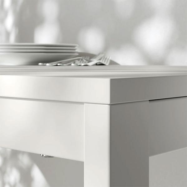 Кухонный стол раскладной Ikea Vihals ДСП/ Белый photo 2
