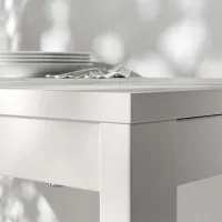 Masă de bucătărie extensibilă Ikea Vihals PAL/ White photo 2