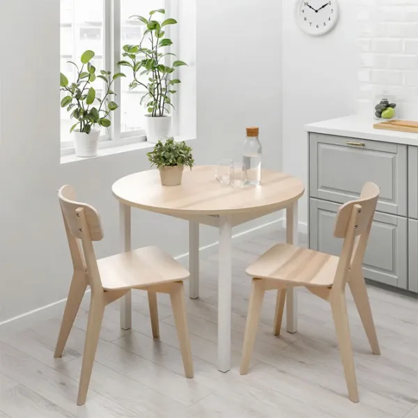 Masă de bucătărie extensibilă Ikea Gaperhult MDF/ Frasin photo 3