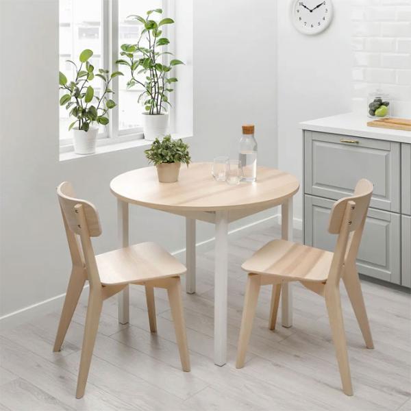 Masă de bucătărie extensibilă Ikea Gaperhult MDF/ Frasin photo 3
