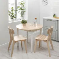 Masă de bucătărie extensibilă Ikea Gaperhult MDF/ Frasin photo 3