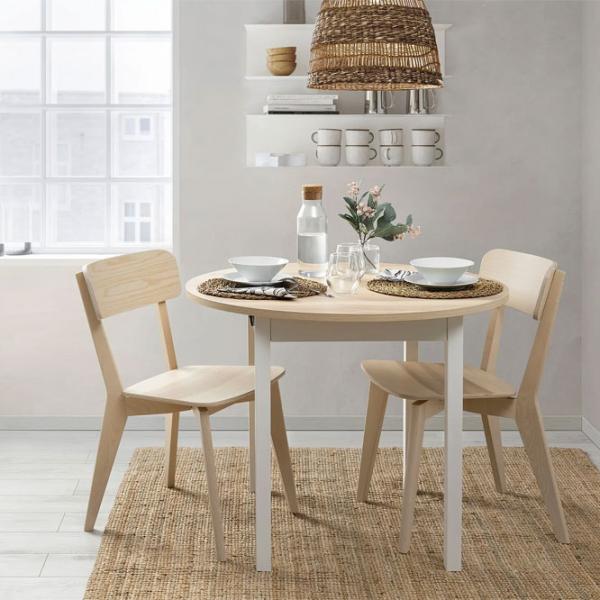 Masă de bucătărie extensibilă Ikea Gaperhult MDF/ Frasin photo 5