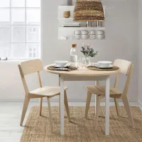 Masă de bucătărie extensibilă Ikea Gaperhult MDF/ Frasin photo 5