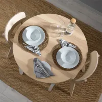 Masă de bucătărie extensibilă Ikea Gaperhult MDF/ Frasin photo 6