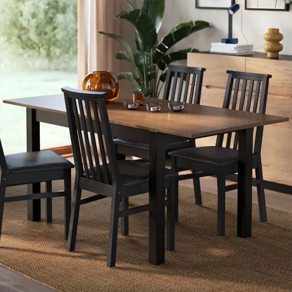 Кухонный стол раскладной Ikea Alhult Шпон/ Коричневый photo 3
