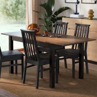 Masă de bucătărie extensibilă Ikea Alhult Furnir/ Brown photo 3