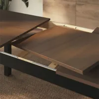 Masă de bucătărie extensibilă Ikea Alhult Furnir/ Brown photo 5