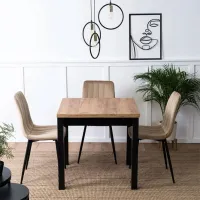 Masă de bucătărie extensibilă Mebel Elite Max PAL/ Craft oak photo 5