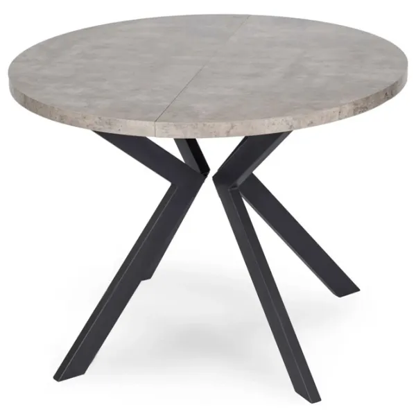 Masă de bucătărie extensibilă Mebel Elite Lugo MDF/ Concrete photo 5