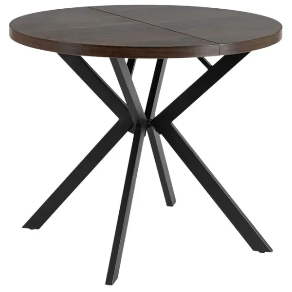 Masă de bucătărie extensibilă Mebel Elite Lugo MDF/ Walnut photo 1