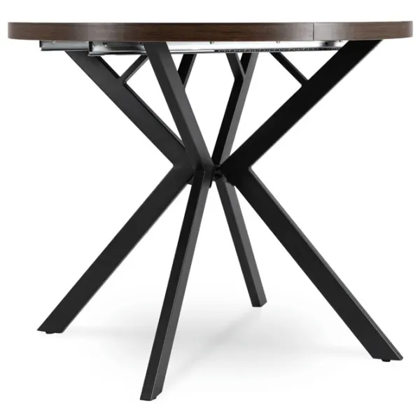 Masă de bucătărie extensibilă Mebel Elite Lugo MDF/ Walnut photo 5