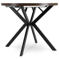Masă de bucătărie extensibilă Mebel Elite Lugo MDF/ Walnut photo 5