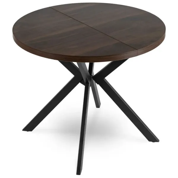 Masă de bucătărie extensibilă Mebel Elite Lugo MDF/ Walnut photo 6