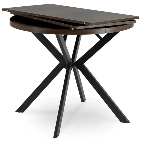 Masă de bucătărie extensibilă Mebel Elite Lugo MDF/ Walnut photo 7