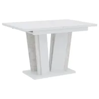 Masă de bucătărie extensibilă Prospero Doha 2 PAL/ White