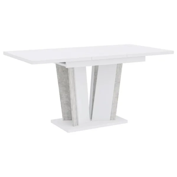 Masă de bucătărie extensibilă Prospero Doha 2 PAL/ White photo 2