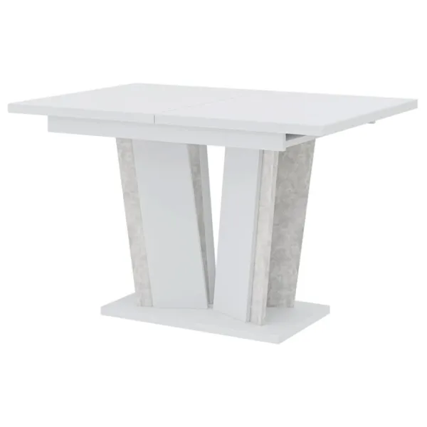 Masă de bucătărie extensibilă Prospero Doha 2 PAL/ White photo 3