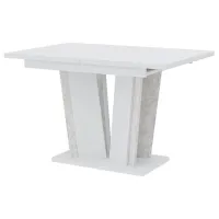 Masă de bucătărie extensibilă Prospero Doha 2 PAL/ White photo 3