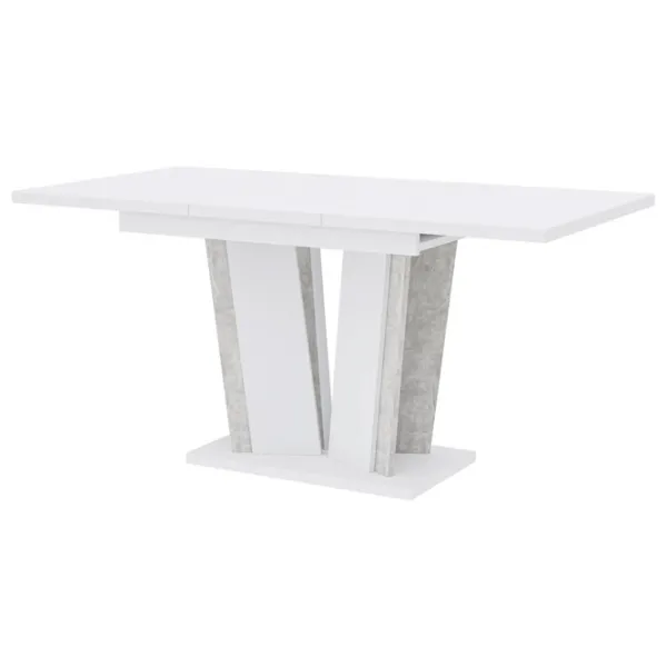 Masă de bucătărie extensibilă Prospero Doha 2 PAL/ White photo 4