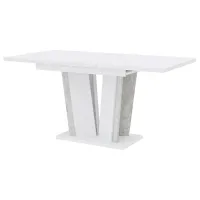 Masă de bucătărie extensibilă Prospero Doha 2 PAL/ White photo 4