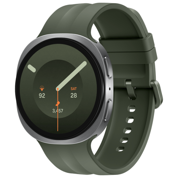 Ceas inteligent Samsung Galaxy Watch 9  1.47" / 44 mm / Silver - Dark Green / SM-L350NZSASEK photo 1