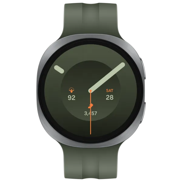 Ceas inteligent Samsung Galaxy Watch 9  1.47" / 44 mm / Silver - Dark Green / SM-L350NZSASEK photo 2