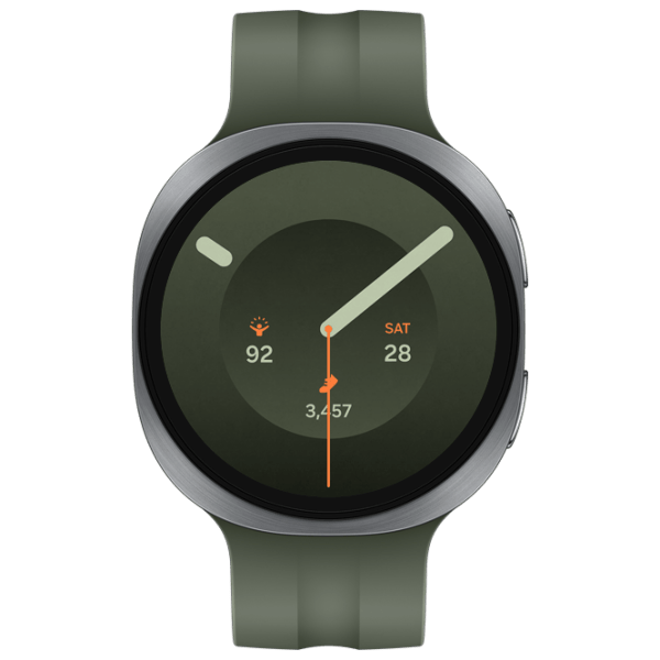 Ceas inteligent Samsung Galaxy Watch 9  1.47" / 44 mm / Silver - Dark Green / SM-L350NZSASEK photo 2