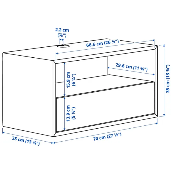 Comodă TV Ikea Eket 35 x 175 x 35 / PAL photo 9