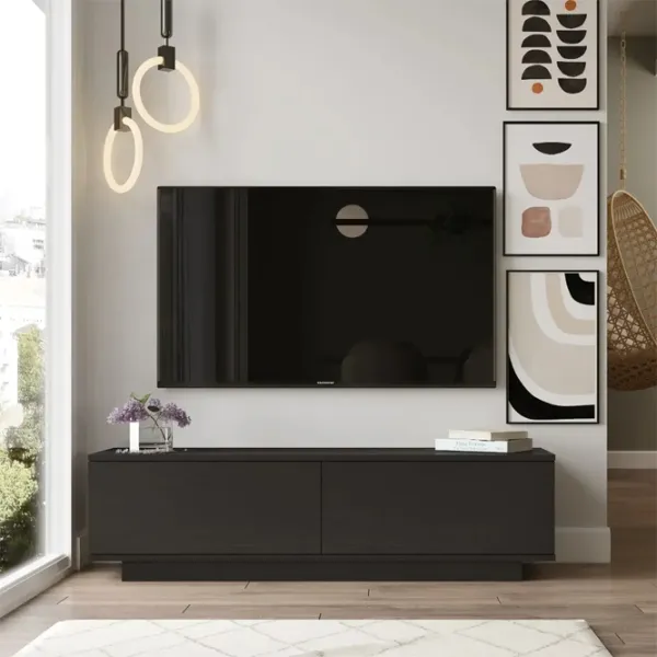Тумба под телевизор Mirage Meble Fonda FN1-LB 38.2 x 140 x 35.5см / ЛДСП photo 2