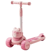 Trotinetă pentru copii cu trei roți RTM 89129  50 kg/ Pink