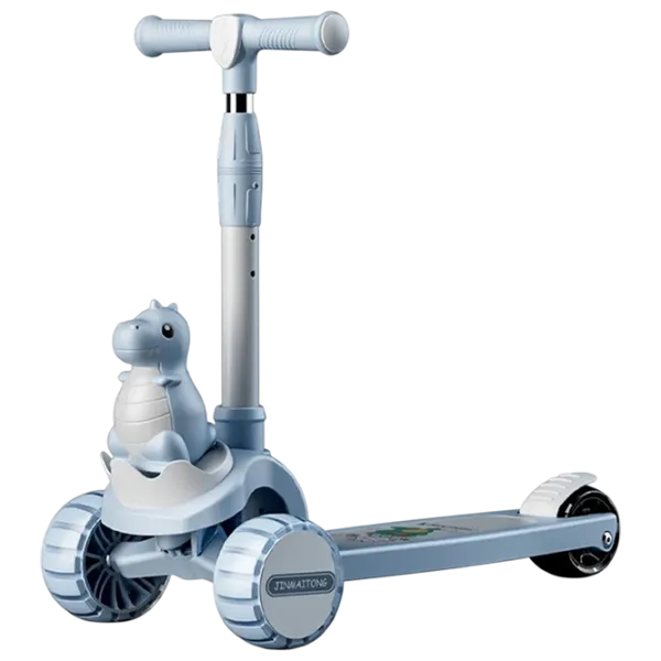 Trotinetă pentru copii cu trei roți RTM 89846  50 kg/ Blue photo 1