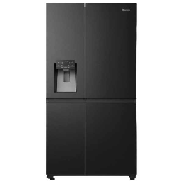 Frigider Hisense RS818N4TFE Side by Side 632 l / 179 cm / Black photo 1
