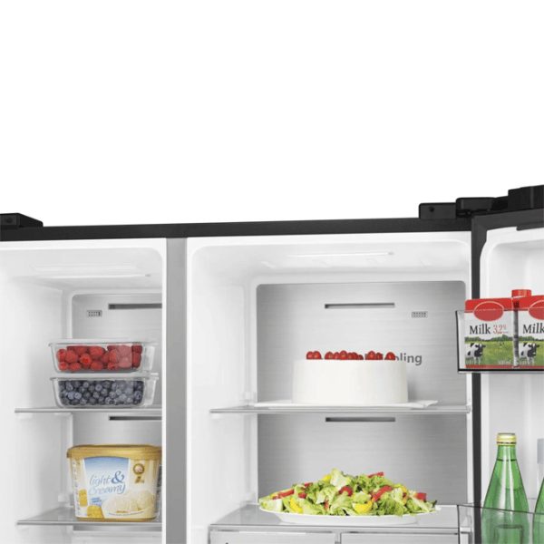 Frigider Hisense RS818N4TFE Side by Side 632 l / 179 cm / Black photo 10