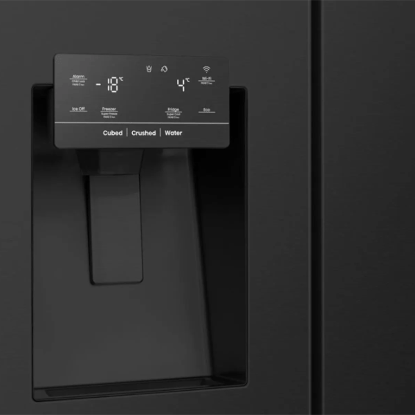Frigider Hisense RS818N4TFE Side by Side 632 l / 179 cm / Black photo 15