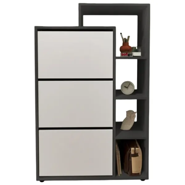 Dulap pentru încălțăminte Bofigo Lego 143 x 90 x 32 /Anthracite /Anthracite photo 1