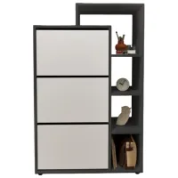 Обувной шкаф Bofigo Lego 143 x 90 x 32см /Anthracite /Антрацит