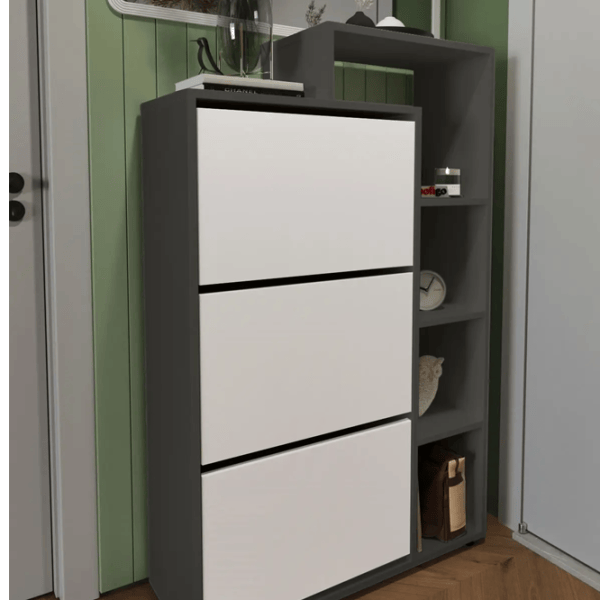 Dulap pentru încălțăminte Bofigo Lego 143 x 90 x 32 /Anthracite /Anthracite photo 4