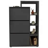Dulap pentru încălțăminte Bofigo Lego 143 x 90 x 32 /Anthracite /Anthracite