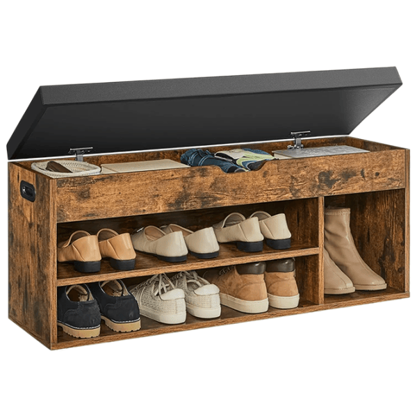Etajeră pentru încălțăminte Vasagle LHS130B01 44 x 100 x 30 /Rustic Brown /Rustic Brown photo 1