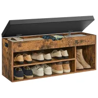 Etajeră pentru încălțăminte Vasagle LHS130B01 44 x 100 x 30 /Rustic Brown /Rustic Brown