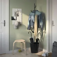 Cuier Ikea Alganas 0țel / Black photo 5