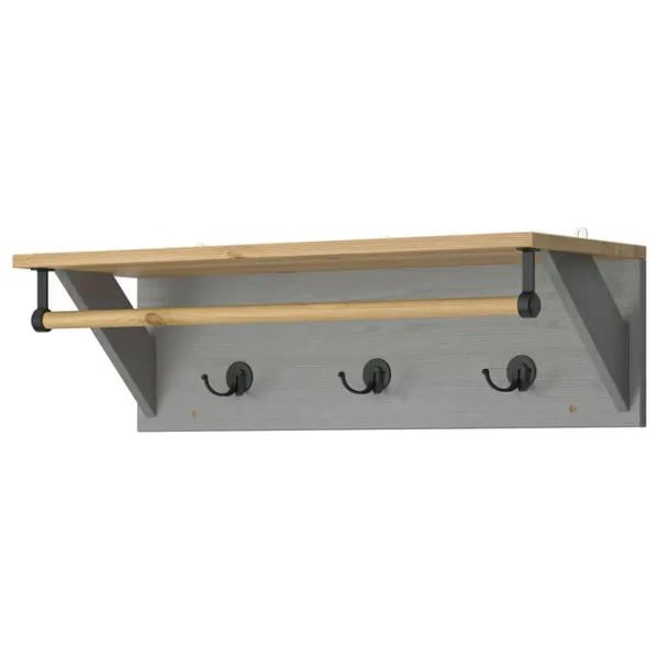 Вешалка Ikea Kallso Массив / Серый photo 1