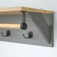 Cuier Ikea Kallso Masiv / Gray photo 2