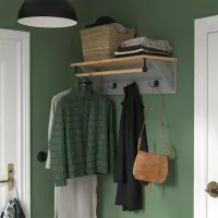 Cuier Ikea Kallso Masiv / Gray photo 3