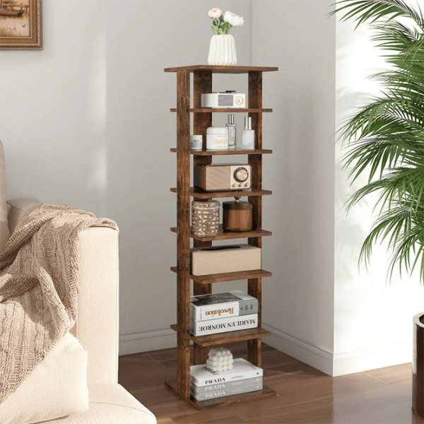 Стеллаж для обуви Costway JZ10140 CF 110 x 28.5 x 25.5см /Деревенский коричневый /Rustic Brown photo 2